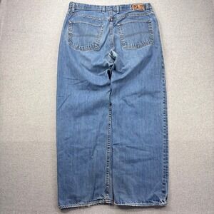 Vintage Polo Jeans Co Ralph Lauren Brixton Loose Fit Jeans Mens 36x30 Blue Baggy